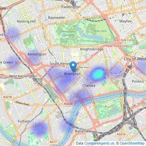 Barnes International Realty - London listings heatmap