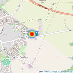 Barratt - Anglia listings heatmap