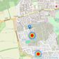 Barratt Homes - Cambridgeshire listings heatmap