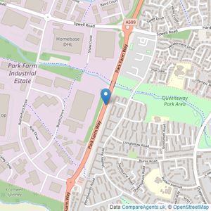 Barratt Homes - South Midlands listings heatmap