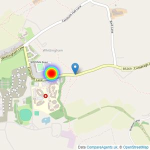 Barratt Homes listings heatmap