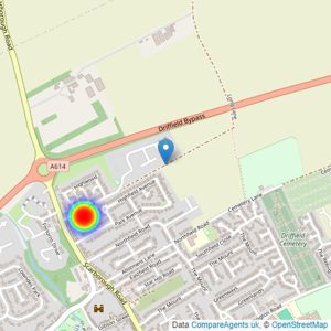 Barratt Homes listings heatmap