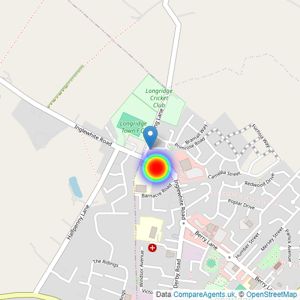 Barratt Homes listings heatmap