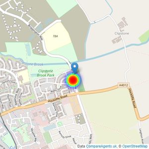 Barratt Homes listings heatmap