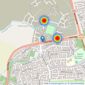 Barratt Homes listings heatmap