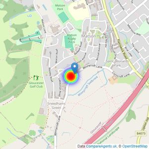 Barratt Homes listings heatmap