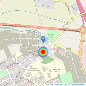 Barratt Homes listings heatmap