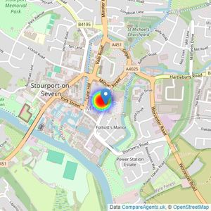 Barratt Homes listings heatmap