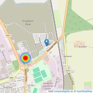 Barratt Homes listings heatmap