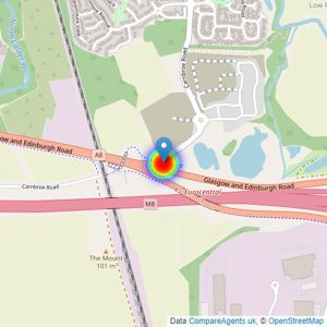 Barratt Homes listings heatmap