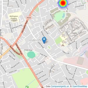 Barratt Homes listings heatmap