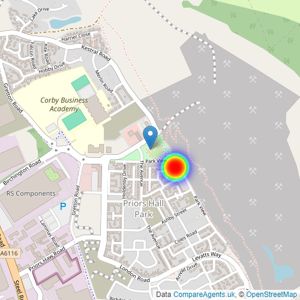 Barratt Homes listings heatmap