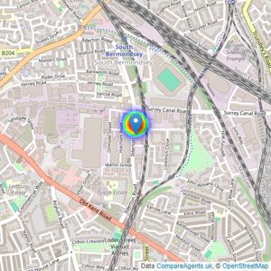 Barratt London listings heatmap