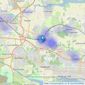 Barrett Estate & Letting Agents - Rayleigh listings heatmap