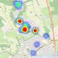 Barrett Move - Marlow listings heatmap