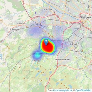 Barrhead Property Centre - Barrhead listings heatmap