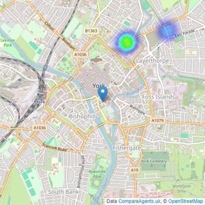 Barry Crux & Company Limited - York listings heatmap