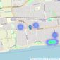 Bartholomew Estate Agents - Goring By Sea listings heatmap