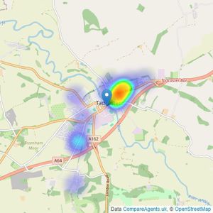 Bartles Ltd - Tadcaster listings heatmap