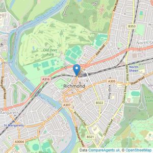 Bartlett & Partners - Covering Richmond-upon-Thames listings heatmap