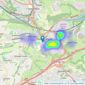 Baxter Estate Agents - Covering Elland listings heatmap