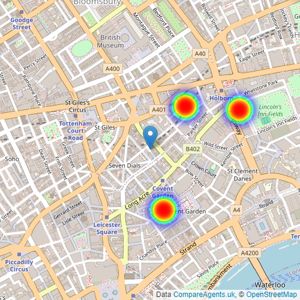 Be London Investments - London listings heatmap