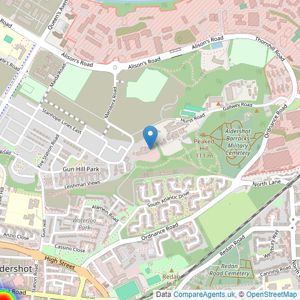 Beacons Sales and Lettings - Aldershot listings heatmap