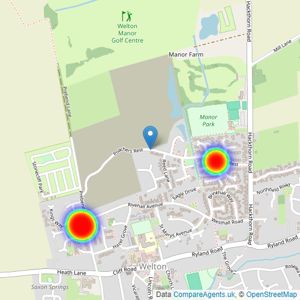 Beal Homes listings heatmap