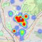 Beaumonts - Brighton listings heatmap