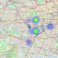 Becklow Estates - London listings heatmap