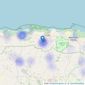 Bedfords - Burnham Market listings heatmap