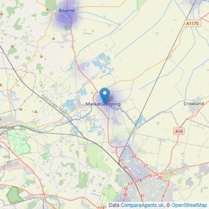 Beebys Properties Ltd - Market Deeping listings heatmap