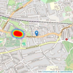 Beechcroft Developments - Retirement Offer listings heatmap