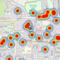 Beercocks - Cottingham listings heatmap