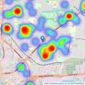 Beercocks - Holderness Road listings heatmap