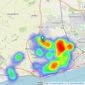 Beercocks - Willerby listings heatmap