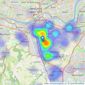 Belle Vue Estates - Low Fell listings heatmap