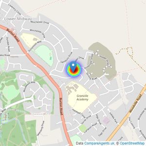 Bellway Homes (East Midlands) listings heatmap