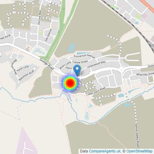 Bellway Homes (East Midlands) listings heatmap