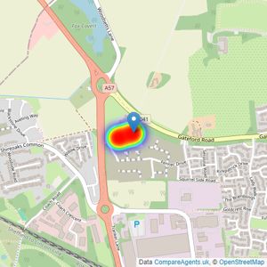 Bellway Homes (East Midlands) listings heatmap