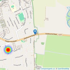 Bellway Homes (Kent) listings heatmap