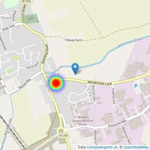 Bellway Homes Ltd (Eastern Counties) listings heatmap