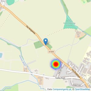 Bellway Homes Ltd (North London) listings heatmap