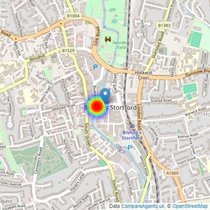 Bellway Homes Ltd (North London) listings heatmap