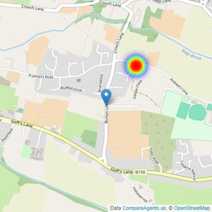 Bellway Homes Ltd (North London) listings heatmap