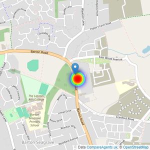 Bellway Homes Ltd (Northern Home Counties) listings heatmap