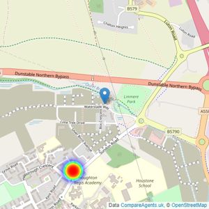 Bellway Homes Ltd (Northern Home Counties) listings heatmap