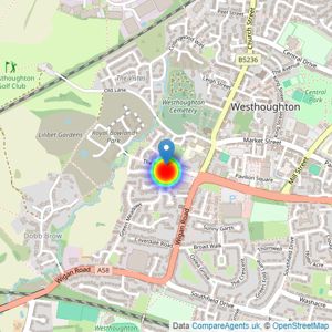 Bellway Homes (Manchester) listings heatmap