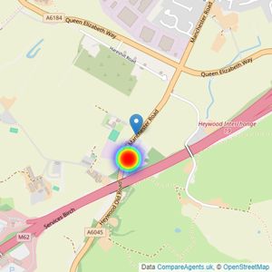 Bellway Homes (Manchester) listings heatmap