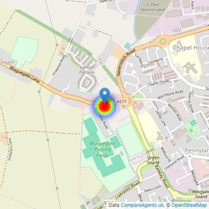 Bellway Homes (North West) listings heatmap